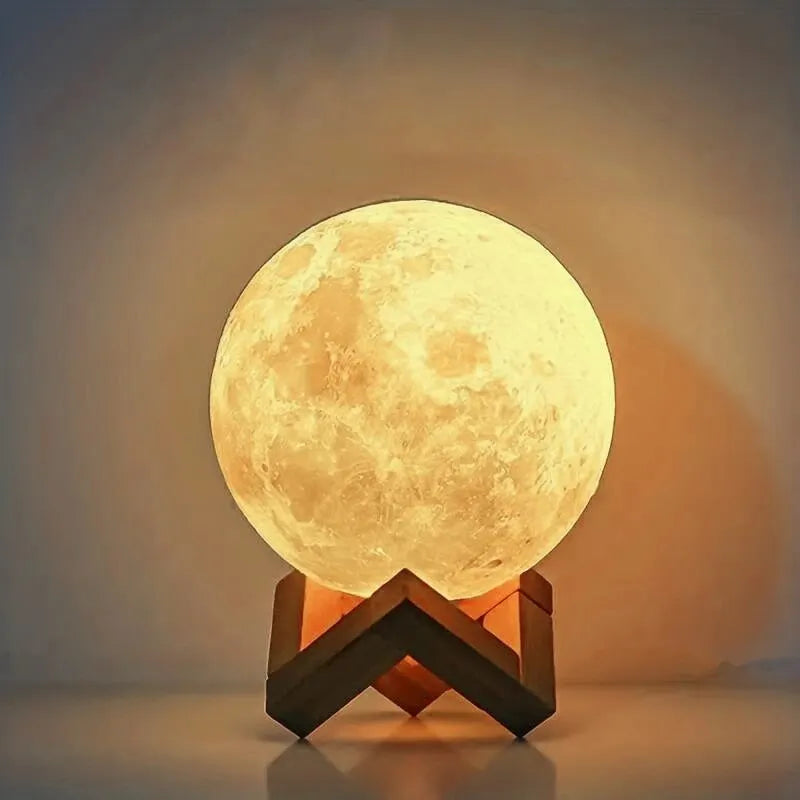 ✨Magical Galaxy Moon Lamp – Perfect Gift & Bedroom Decor!✨