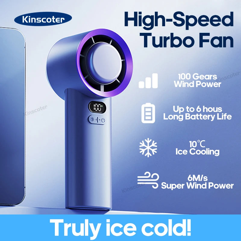 Portable Handheld Turbo Fan Ice Cooler❄️🌬️