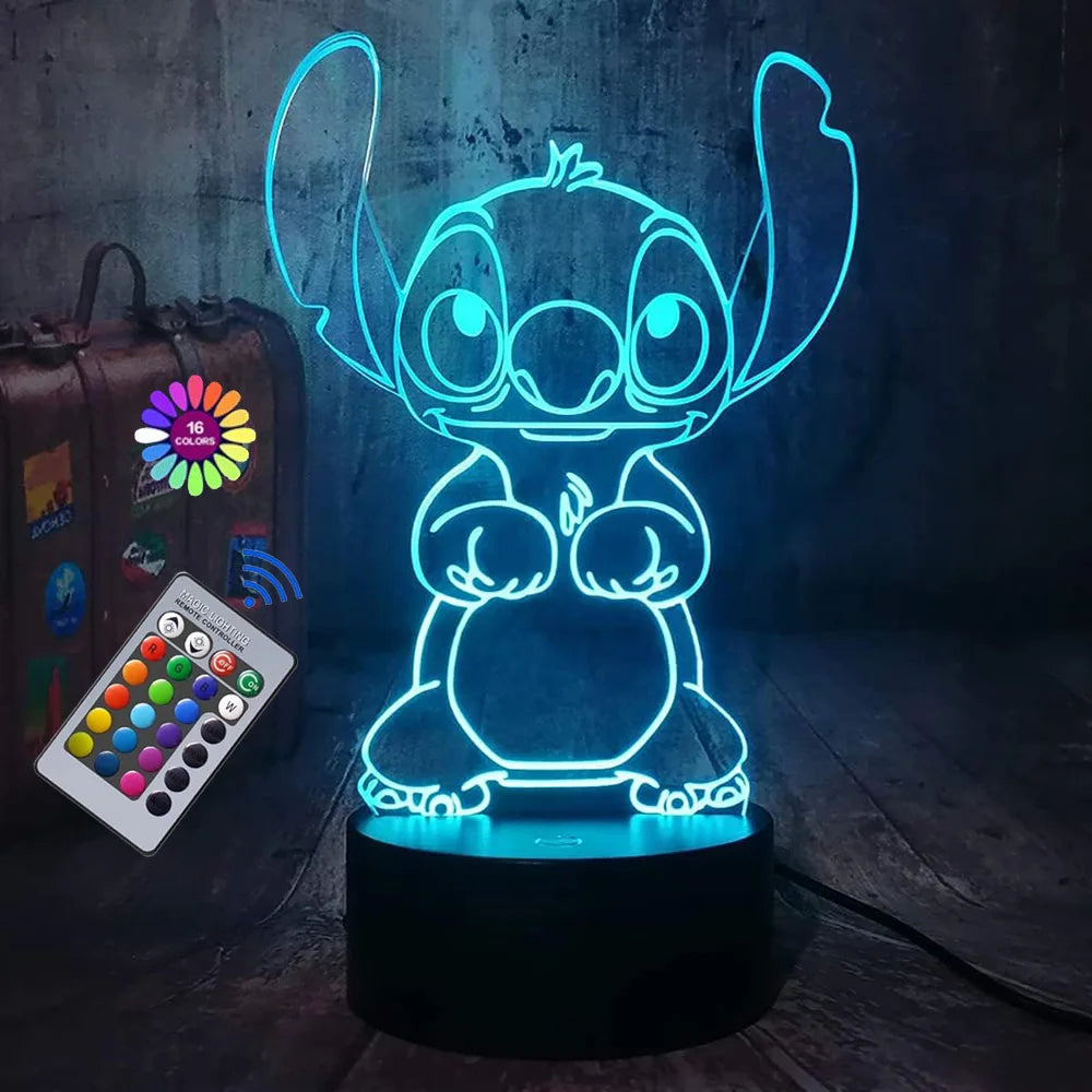 🌟3D Stitch Night Light – 💖The Ultimate Gift!🎁