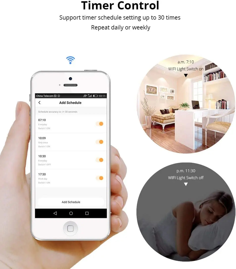 Tuya Wifi SmartSwitch Elite: Intelligent Lighting Control